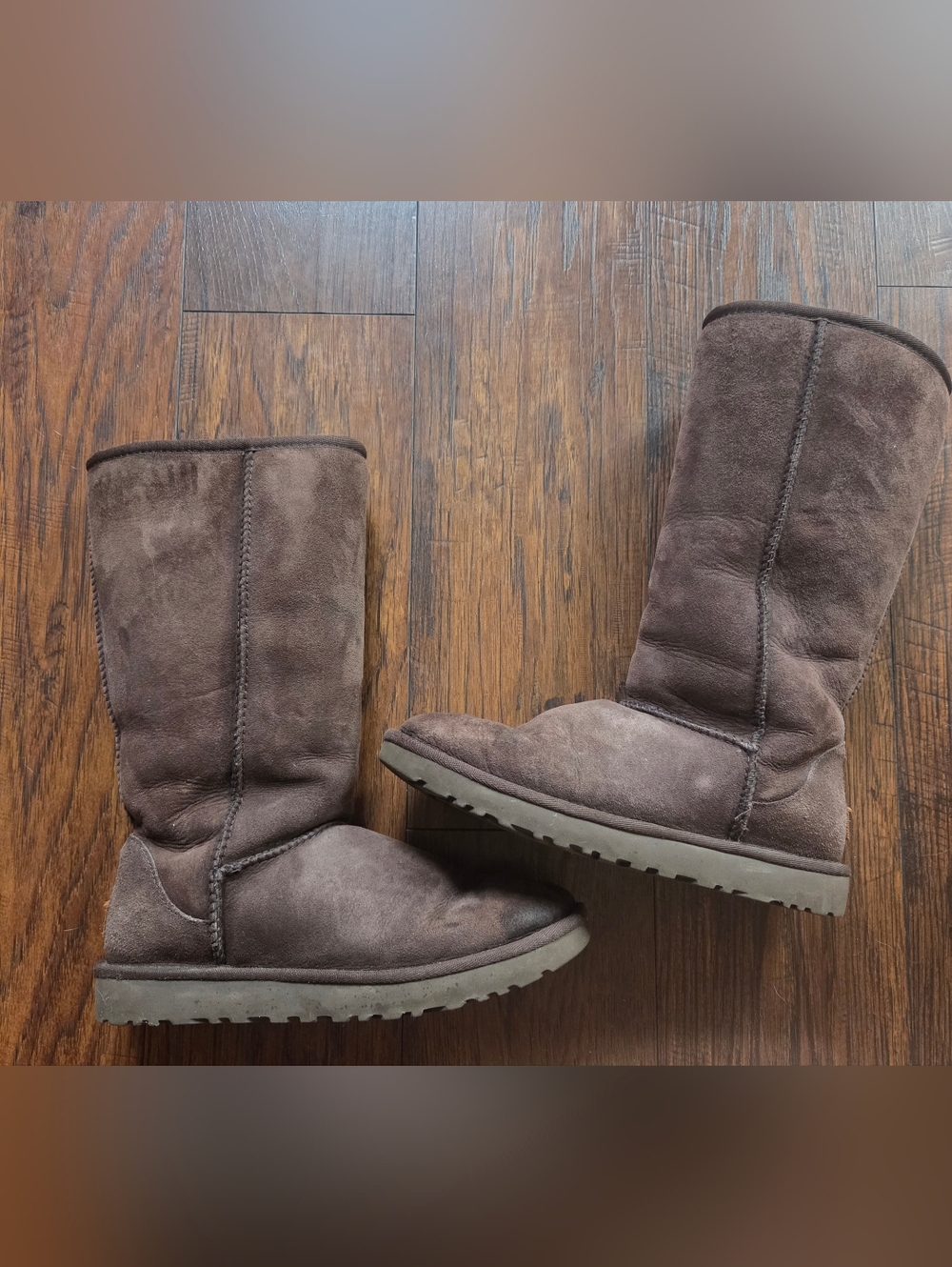 UGG Classic Tall Suede Boots in Brown